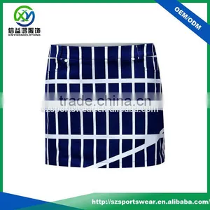 High Quality Womens OEM Service 4-way Stretch Golf Skirt thumbnail-2