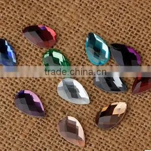 Flat Back Teardrop Glass Rhinestones thumbnail-3