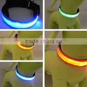 Light Up Dog Collar/ Reflective Dog Collar/ Reflective Dog Leash thumbnail-1