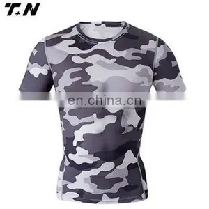 Hot Sale Cheap Camo Mma Rash Guard thumbnail-1