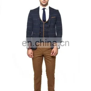 Two Buttons Slim Fit Men Suit (3 Pieces) thumbnail-1