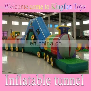 Customized Train Inflatable Obstacle Tunnel Toys thumbnail-1