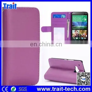 2015 Hot Selling Classic Wallet Style Magnetic Flip Stand PU Leather Case for HTC One M9,Mobile Phone Case for HTC One M9 thumbnail-2