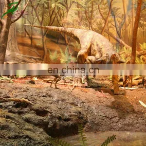 High Simulation Real Dinosaur Fiberglass Model Psittacosaurus for Kiddies thumbnail-1