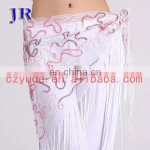 High Embroidery Net Cloth Belly Dance Waist Belt Y-2018# thumbnail-5