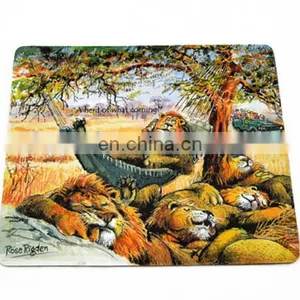 Business Gift White Eva Backing Plastic Surface Mouse Pads Custom Images thumbnail-5
