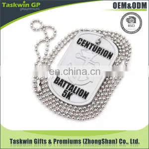 Wholesale Custom Laser Military Dog Tag With Necklace of Fashion Printing and Nice Engraving With Logo and Name thumbnail-5