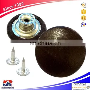20 mm Leather Surface Metal Button thumbnail-1