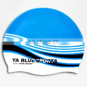 Waterproof 100% Silicone Swim Cap for Canada Swimmers thumbnail-2