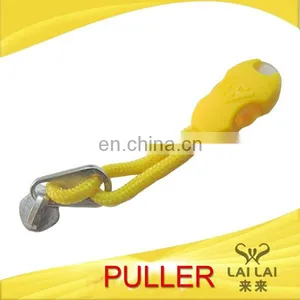 Yellow Color Zipper Puller Zipper Head With Cord for Backpack & School Bag thumbnail-1