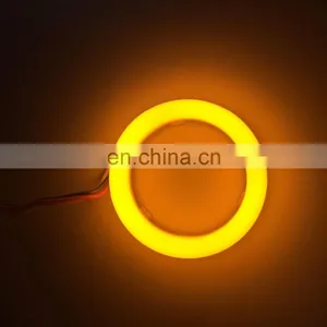 Dual Color Cotton Light LED Halo Ring Angel Eyes White Amber thumbnail-2