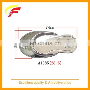 Zinc Alloy Shoe Shaped Rhinestone Clamp Belt Buckle thumbnail-4