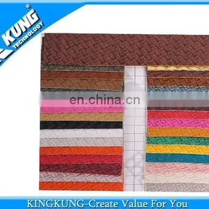 New Design Fashion Woven Pattern PVC Material thumbnail-1