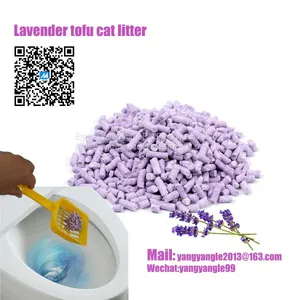 Pet Cleaning:tofu Cat Litter/sand With Lavender Scent, Fast Clump, Odor Control, Flushable thumbnail-1