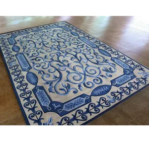 Turq Blue Vintage Rug Pattern Home Decor Carpet Rugs thumbnail-1