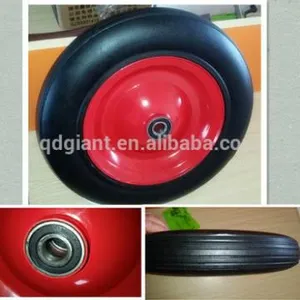 Solid Rubber Wheel Wheelbarrow Tyre With Good Bearing thumbnail-1