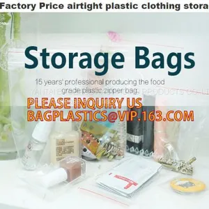 Festive Party Grip Self Press Seal Zip Lock Clear Plastic Bag, LDPE Polybags, Food Packing Clear Grip Seal Polybags Plas thumbnail-1