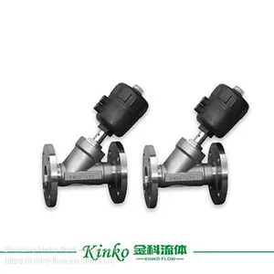 Operated Three-way Pneumatic Angle Seat Valve thumbnail-3