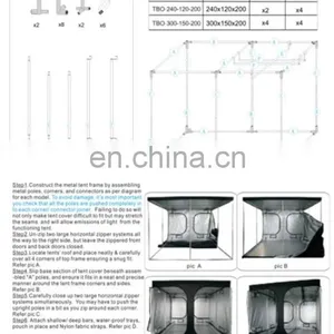 Grow Tent Dark Room Indoor Hydroponic System Kit thumbnail-6