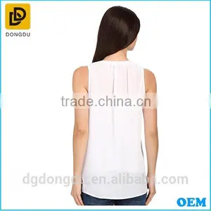 Ladies' Fashion Style High Quality Summer Casual Lady Blouse thumbnail-3