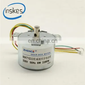 50KTYZ 220V ac Small Gear Motors 6W 33RPM 50ktyz Synchronous Motor thumbnail-1