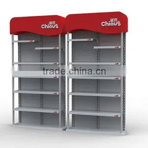 Fashionable Designed Wall Display Shelf With 6 Shelves for Children Products thumbnail-1
