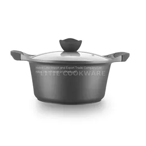 Non Stick Die Cast Marble Coating Aluminum Casserole Wholesale Aluminum Casserole thumbnail-4