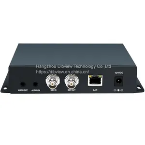 HD SDI IPTV Encoder H265 H264 OLED Facebook Codec Streaming With IP HTTP, RTSP, UDP /RTP, RTMP, RTMPS, SRT, ONVIF, HLS, FLV thumbnail-2