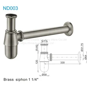 Sanitary Ware Bottle Trap Siphon P Trap thumbnail-2
