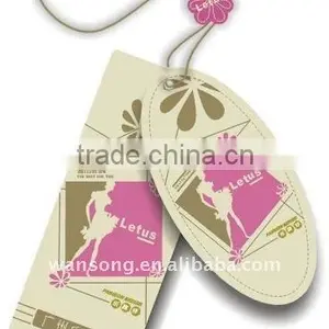 Embossed Logo Plastic Seal Tag, Brand Logo Hang Tag for Garment thumbnail-4