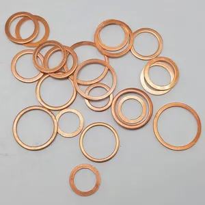 16*22*1.5mm Flat Copper Washer Ring Washer Copper Washer Made in China thumbnail-1