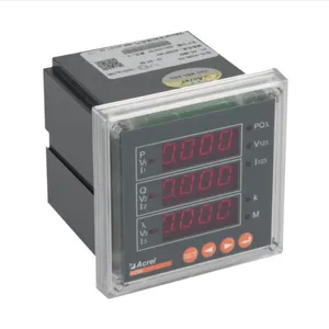 Acrel PZ96-AI3/JC ac Three Phase Led Programmable Digital Ampere Meter Optional Over Under Curret Alarm Rs485 Modbus thumbnail-2