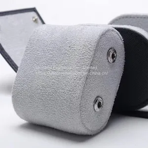 Wholesale Protective Dustproof Leather Watch Storage Box Single Mechanical Leather Watch Bag thumbnail-5