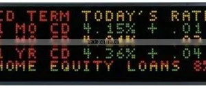 Indoor Multi Lines Message LED Moving Display Sign thumbnail-1