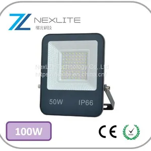 100w Led Floodlight Equivalent Ip65 Flood Light CE ROHS 120lm/w Wholesale Outdoor Led Floodlight thumbnail-1