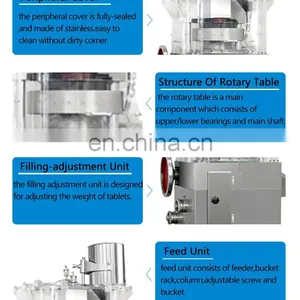 17 Stations Small Screw Electric Detergent Tablet Press Machine thumbnail-4