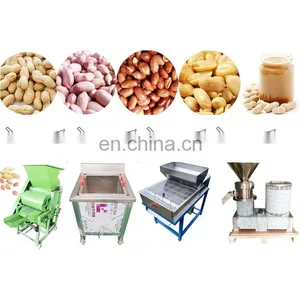 Dry Chestnut Groundnut Hazelnut Bean Skin Peanut Blanched Peeler Mango Butter Making Machine thumbnail-5