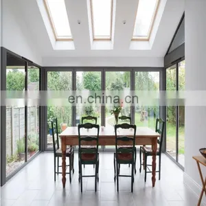 China Aluminum Door for External Price Aluminium Bi-folding Glass Door thumbnail-1