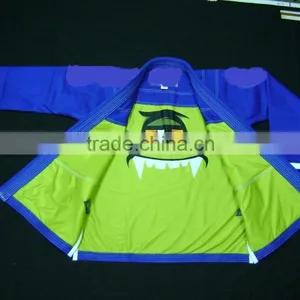 BJJ Gis With Inner Sublimation Rash Guard Linning (Blue, Black,White,Navy Blue) thumbnail-1