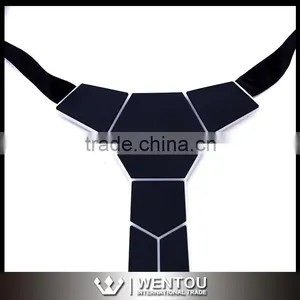 Wholesale Fashional Men Necktie The Geometric Shape Plastic Tie thumbnail-4