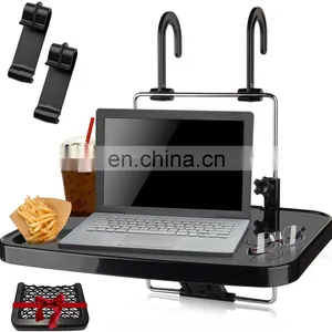 2021 New Third Generation Car Steering Wheel Seat Tray for Writing Laptop Dining Food Drink Work Car Computer Fold-able Desk thumbnail-2