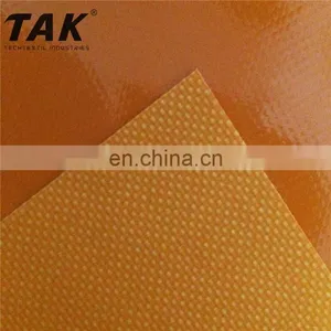 100% Polyester Anti-uv Pvc Coated Waterproof Vinyl Coated Woven Polyester Pvc Tarpaulin Fabric thumbnail-5