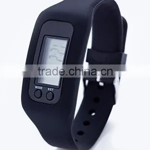 New Arrivals 2016 Fashion Children Silicone Pedometer Wrist Watches thumbnail-1