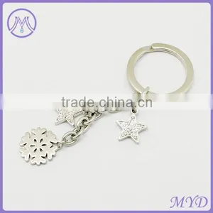 Personalized Zinc Alloy Star Kechain for Girls thumbnail-2