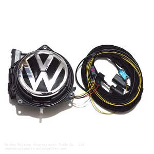 Car Trunk Clamshell Rear View Astern Camera Old Logo For VW Golf 7 MK7 7.5 Rear View Reversing Camera 5GG 827 469 F 5GG827469F thumbnail-1