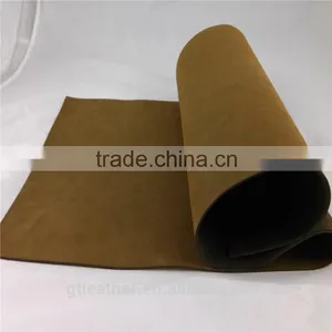Genuine Cow Nubuck Leather Raw Material for Shoes and Bags thumbnail-4