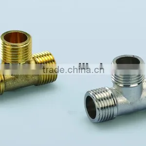 Plumbing Brass Fittings/plumbing Accessories Casting Brass Fittings Brass Male Tee thumbnail-1