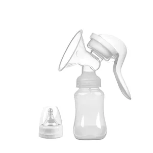 Breast Pump Manual Suction Large Silica Gel Breast Milk Collector Connected thumbnail-1