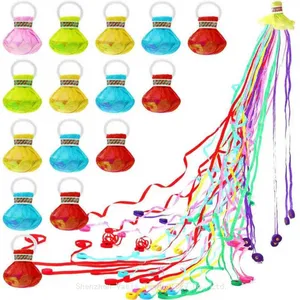 Colorful No-Mess Hand Throw Streamers - Confetti Poppers for Festivals & Graduation Parties thumbnail-3