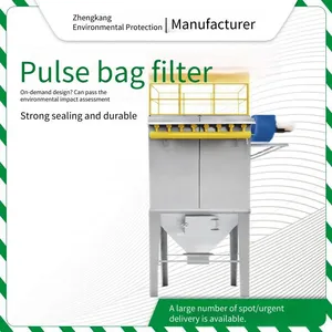 Industrial Cement Plant Silo Top Dust Collector, Small Single-unit Pulse Bag Dust Collector for Dust thumbnail-2